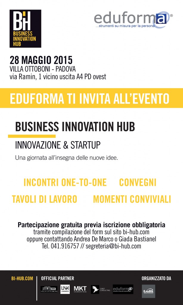 Business Innovation Hub – 28 MAGGIO 2015
